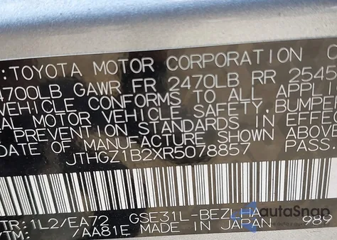 2024 Lexus Is 350 F Sport z USA, uszkodzony, nr VIN JTHGZ1B2XR5078857